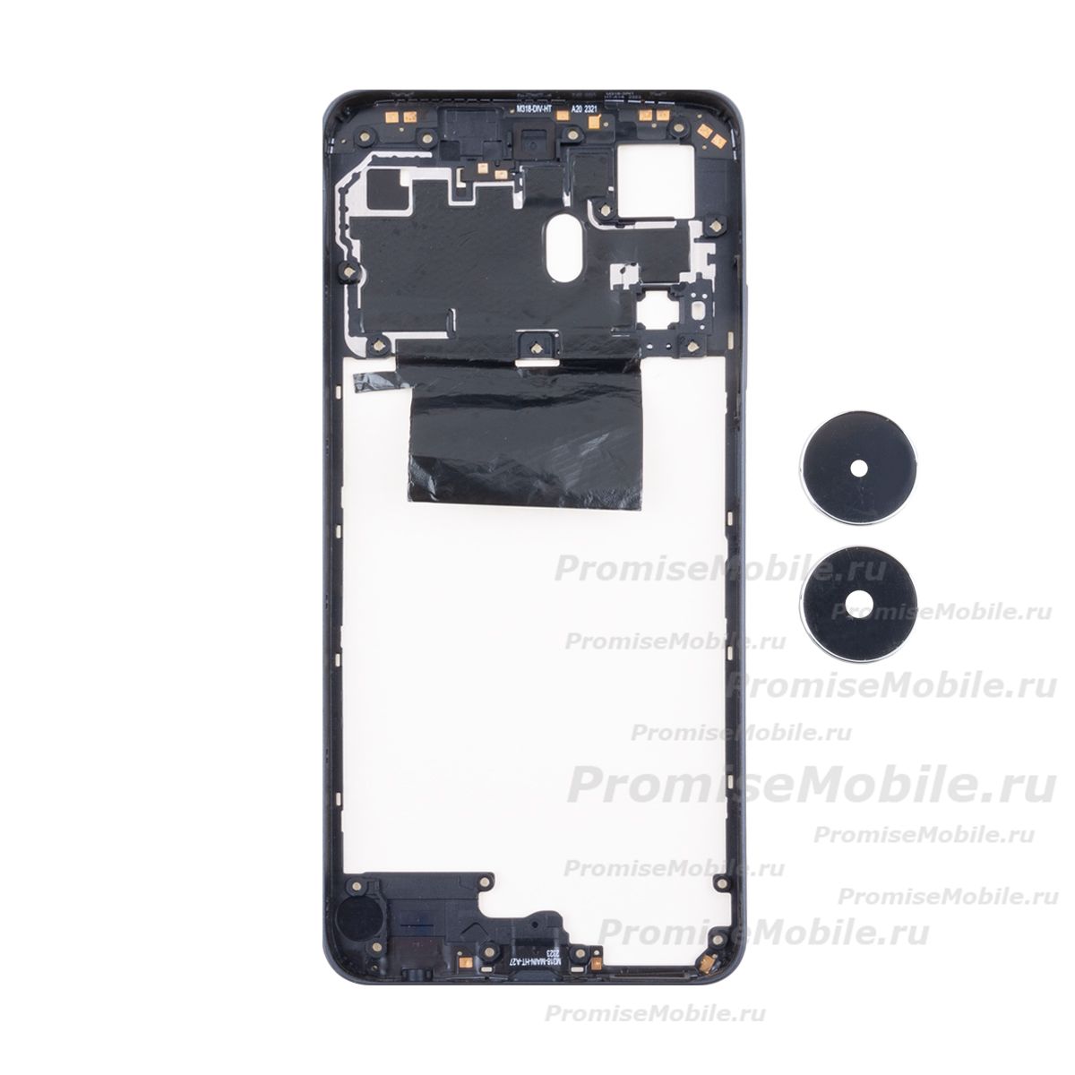 Средняя часть корпуса для Realme C55 <черный> ― 