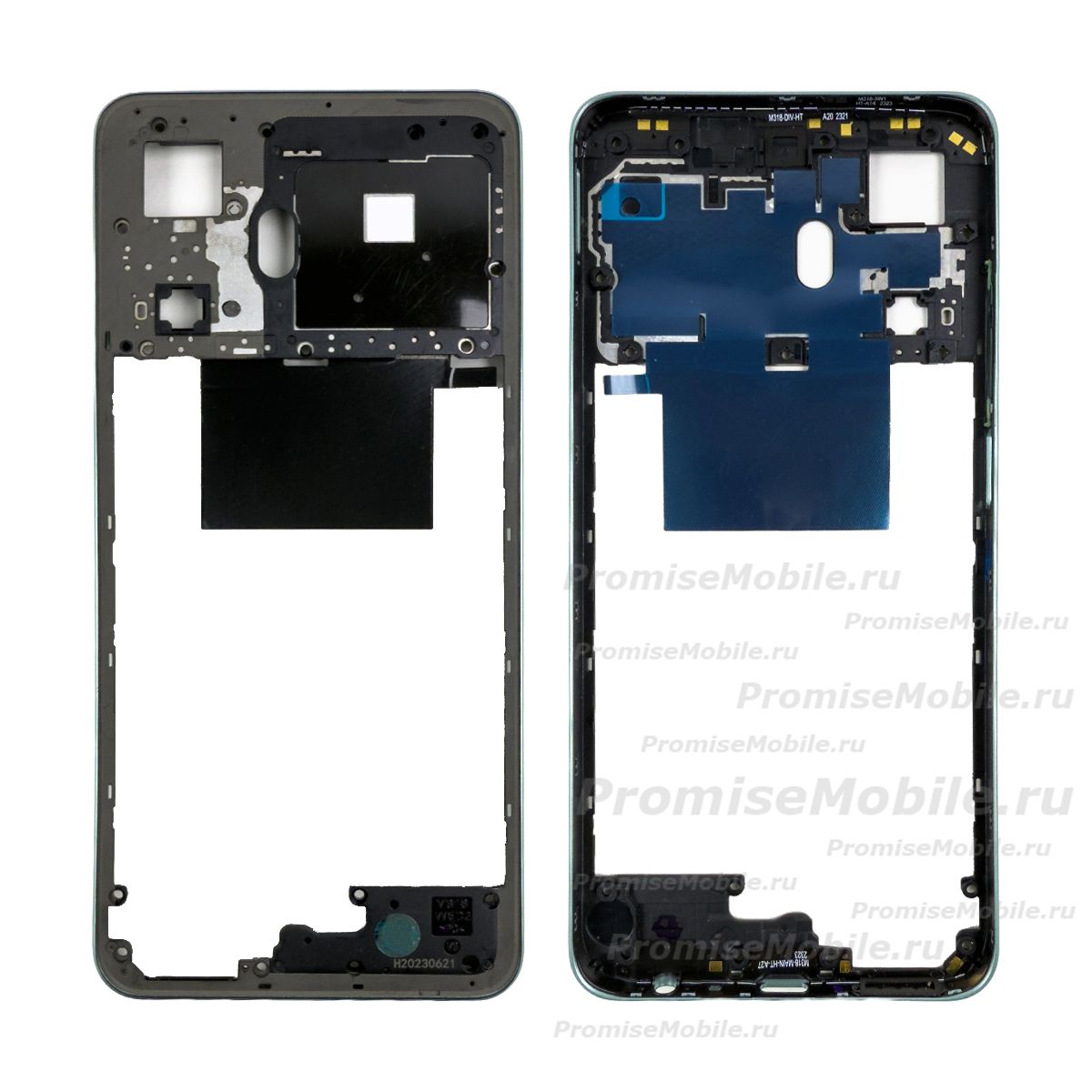 Средняя часть корпуса для Realme C55 <зеленый> ― 