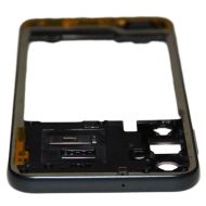 Средняя часть корпуса для Samsung SM-A245F (Galaxy A24) <черный>