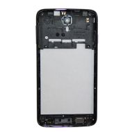 Средняя часть корпуса для Prestigio MultiPhone 3501 DUO в сборе со стеклом камеры, антеннами и динамиком <синий> (оригинал)
