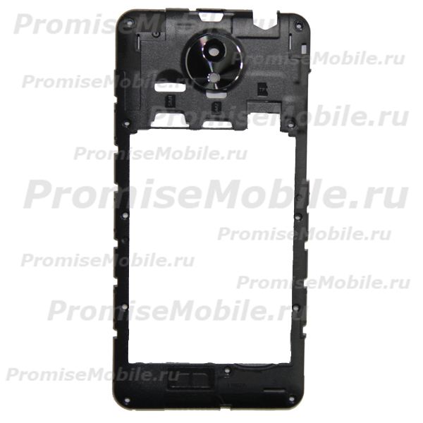 Средняя часть корпуса для Prestigio Muze J3 (PSP3470) со стеклом камеры, антеннами и динамиком (оригинал) ― 