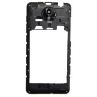 Средняя часть корпуса для Prestigio Muze J3 (PSP3470) со стеклом камеры, антеннами и динамиком (оригинал)