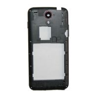 Средняя часть корпуса для ZTE V883M (Leo M1) в сборе с антеннами, стеклом камеры и динамиком <черный> (оригинал)