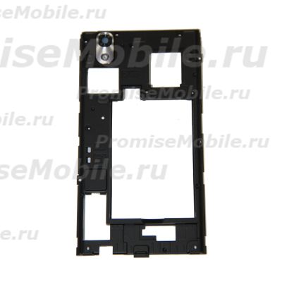 Средняя часть корпуса для LG P940 (PRADA 3.0) <черный> ― 