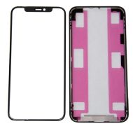 Стекло для Apple iPhone 11 Pro в сборе с рамкой и OCA пленкой <черный>