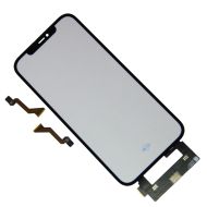 Стекло для Apple iPhone 12 Pro Max в сборе с тачскрином и OCA пленкой <черный>