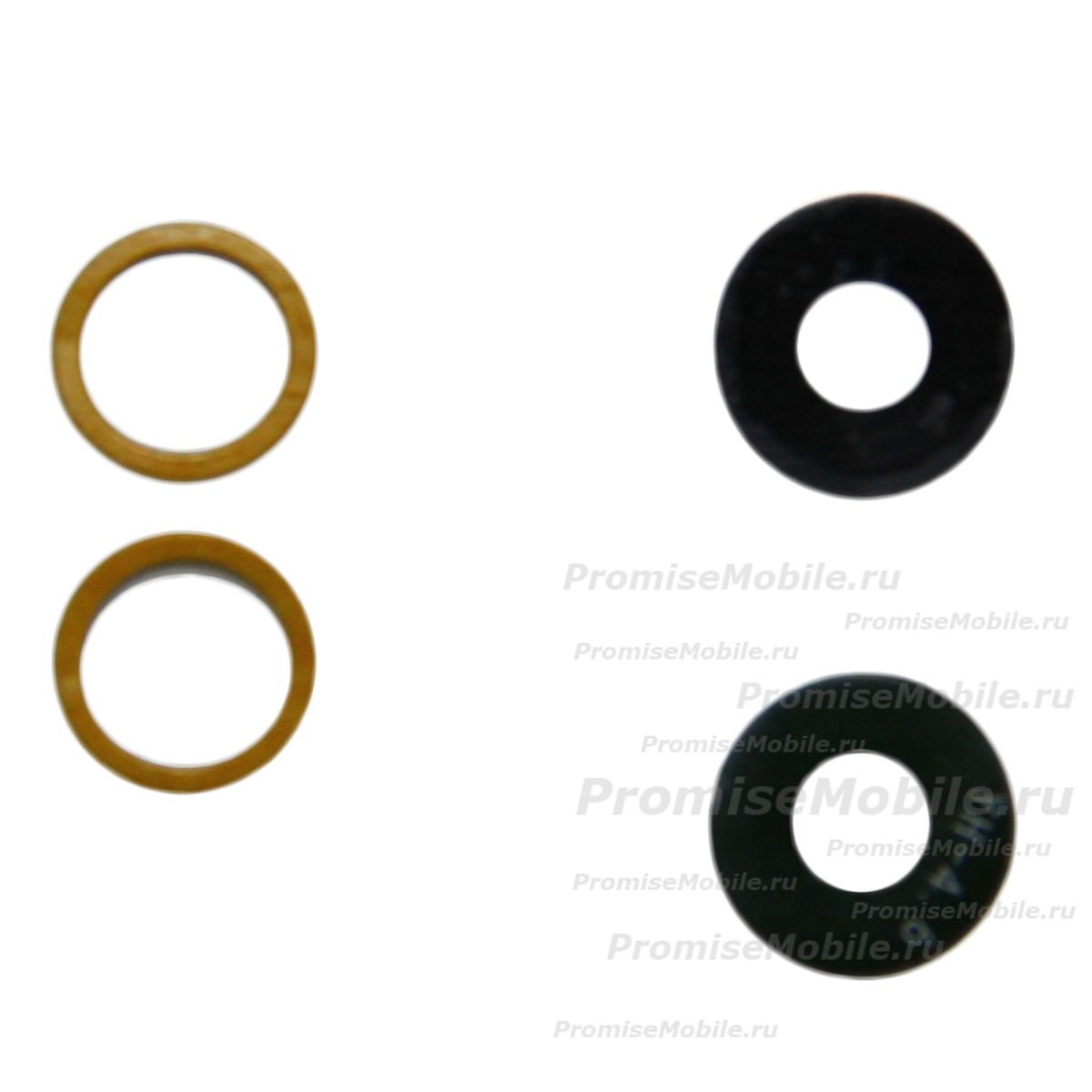 Стекло камеры для Samsung SM-A065F (Galaxy A06) (комплект 2 шт.) <черный> ― 