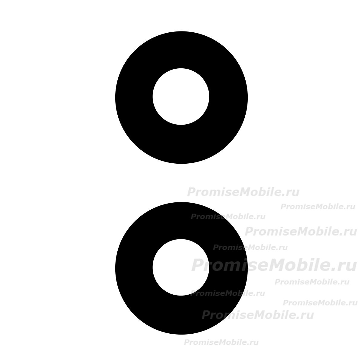 Стекло камеры для Samsung SM-S937B (Galaxy S25 Edge) (комплект 2 шт.) <черный> ― 