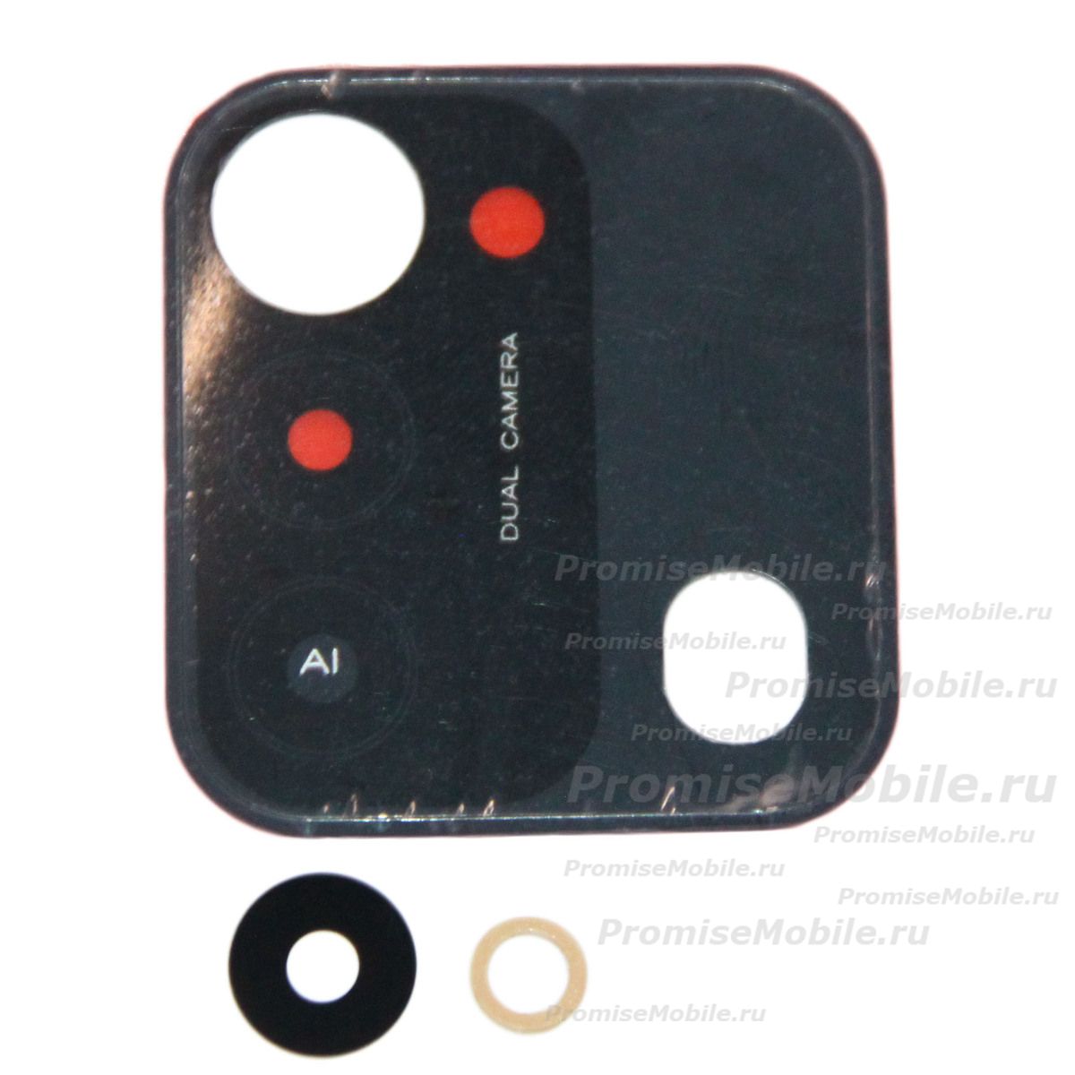 Стекло камеры для Tecno Spark 8C (KG5n) (комплект 2 шт.) <черный> ― 