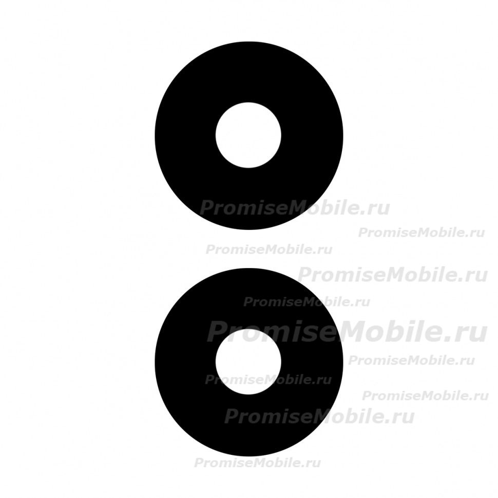 Стекло камеры для Xiaomi 220733SFG (комплект 2 шт.) <черный> ― 