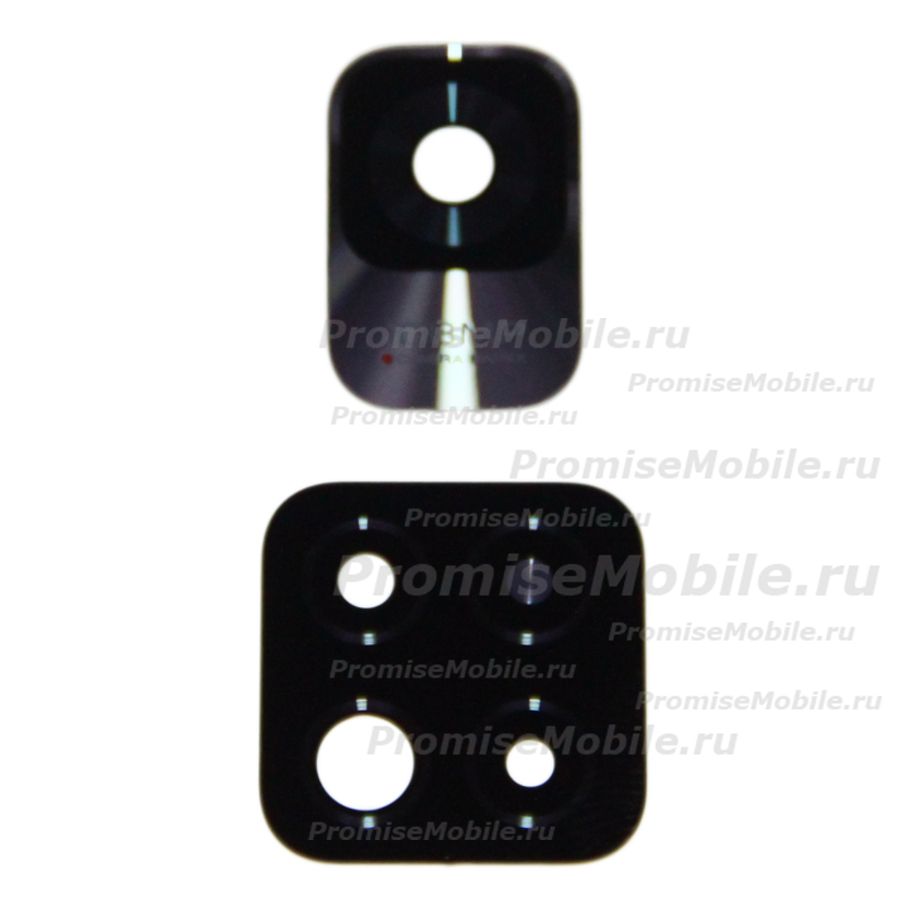Стекло камеры для Xiaomi Redmi Note 11 Pro+ 5G (комплект 2 шт.) <черный> ― 