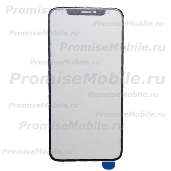 Стекло для Apple iPhone Xs <черный> ― 