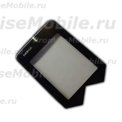 Стекло для Nokia 7900 <черный> ― 