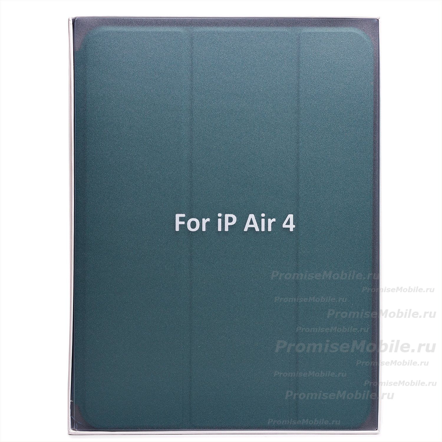 Чехол для Apple iPad Air 10.9 2020 кожзам + смарт панель <темно-зеленый> ― 