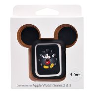 Чехол для Apple Watch Series 2 (42 mm) силиконовый Mickey Mouse <черный>
