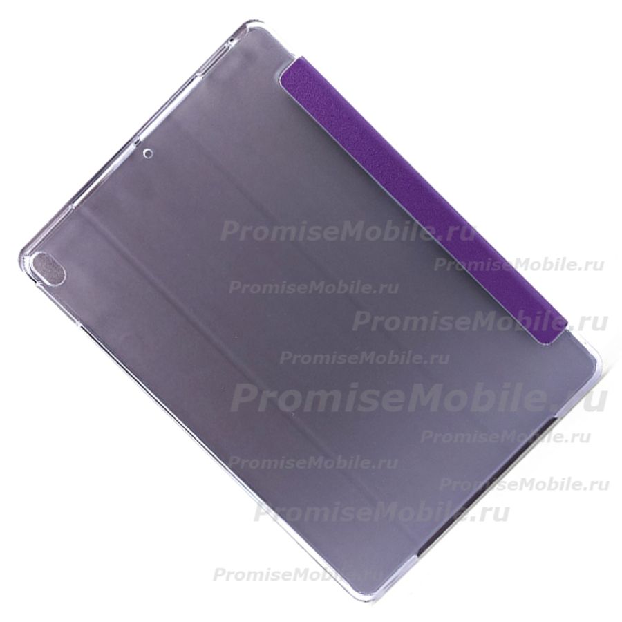 Чехол для Apple iPad Pro 12.9 (2018) пластик прозрачный + смарт панель <фиолетовый> ― 