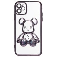 Чехол для Apple iPhone 11 силиконовый Мишка <черный>