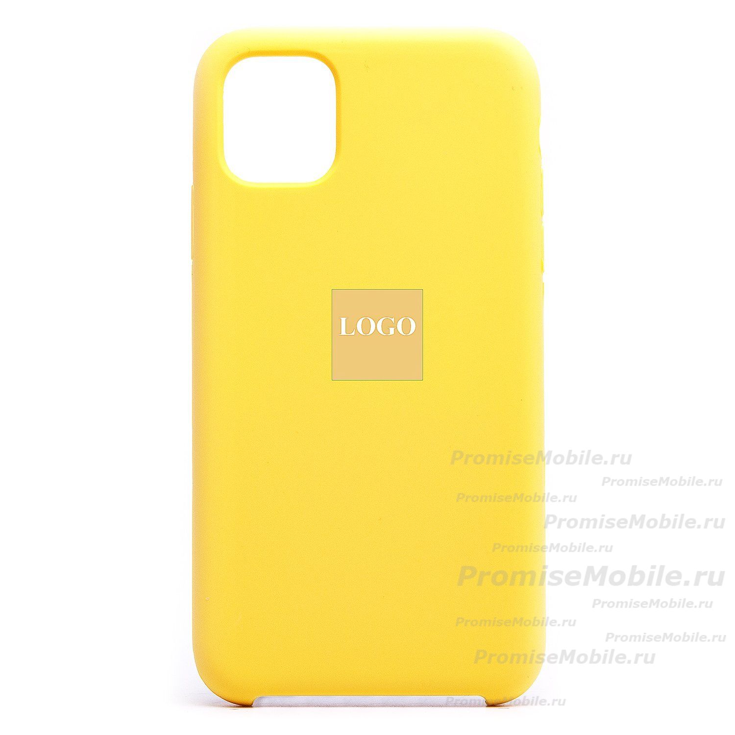 Чехол для Apple iPhone 11 силиконовый Soft Touch <желтый> (премиум) ― 