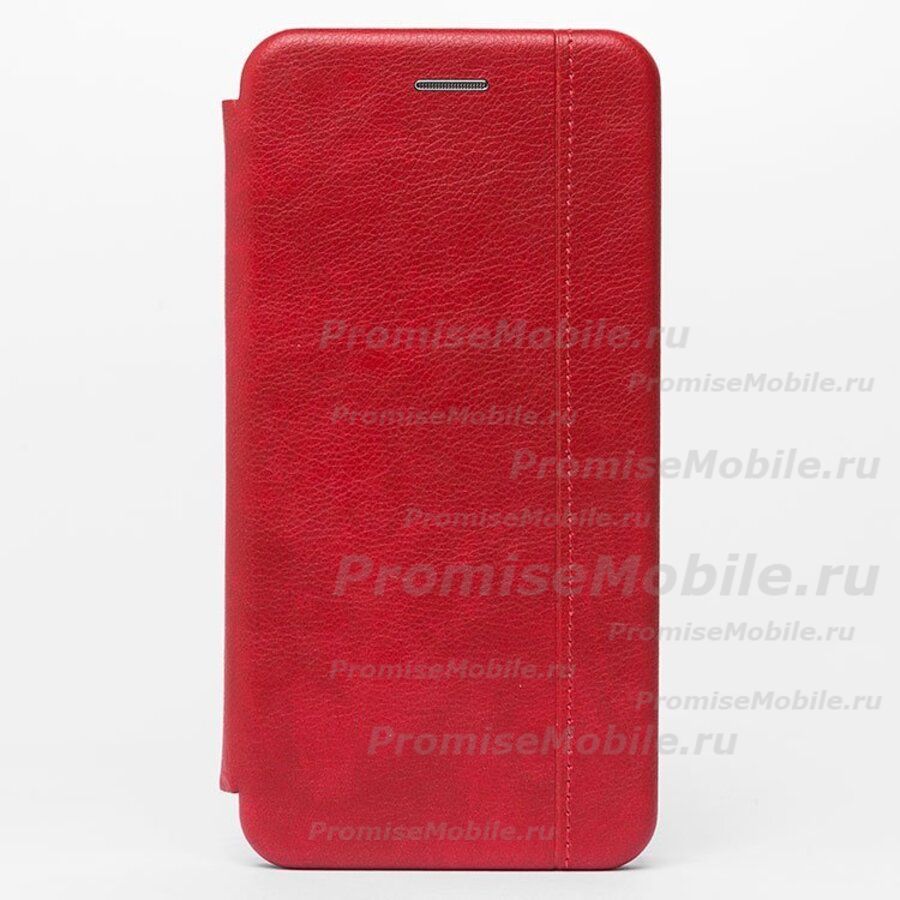 Чехол для Apple iPhone 11 флип боковой кожзам №3 <красный> ― 