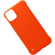 Чехол для Apple iPhone 11 Pro Max пластиковый с креплением для шнурка <оранжевый>
