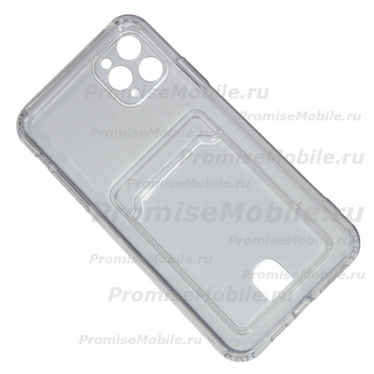 Чехол для Apple iPhone 11 Pro Max силиконовый с картхолдером №2 <прозрачный> ― 