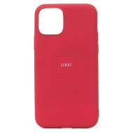 Чехол для Apple iPhone 11 Pro Max силиконовый Soft Touch 2 <бордовый> (премиум)