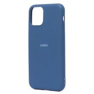 Чехол для Apple iPhone 11 Pro Max силиконовый Soft Touch 2 <синий> (премиум)
