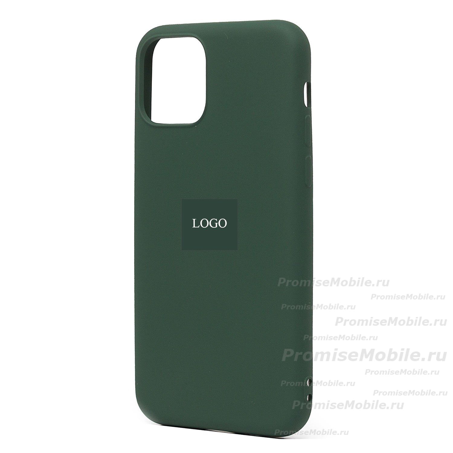 Чехол для Apple iPhone 11 Pro Max силиконовый Soft Touch 2 <темно-зеленый> (премиум) ― 