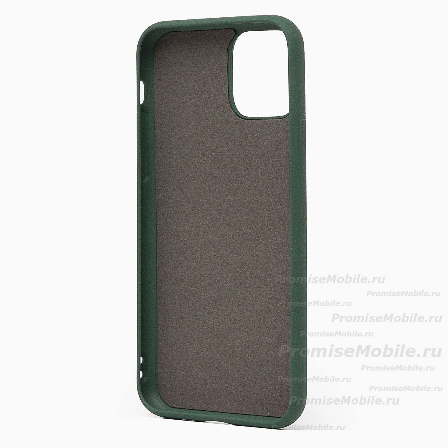 Чехол для Apple iPhone 11 Pro Max силиконовый Soft Touch 2 <темно-зеленый> (премиум) ― 