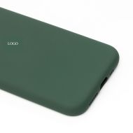 Чехол для Apple iPhone 11 Pro Max силиконовый Soft Touch 2 <темно-зеленый> (премиум)