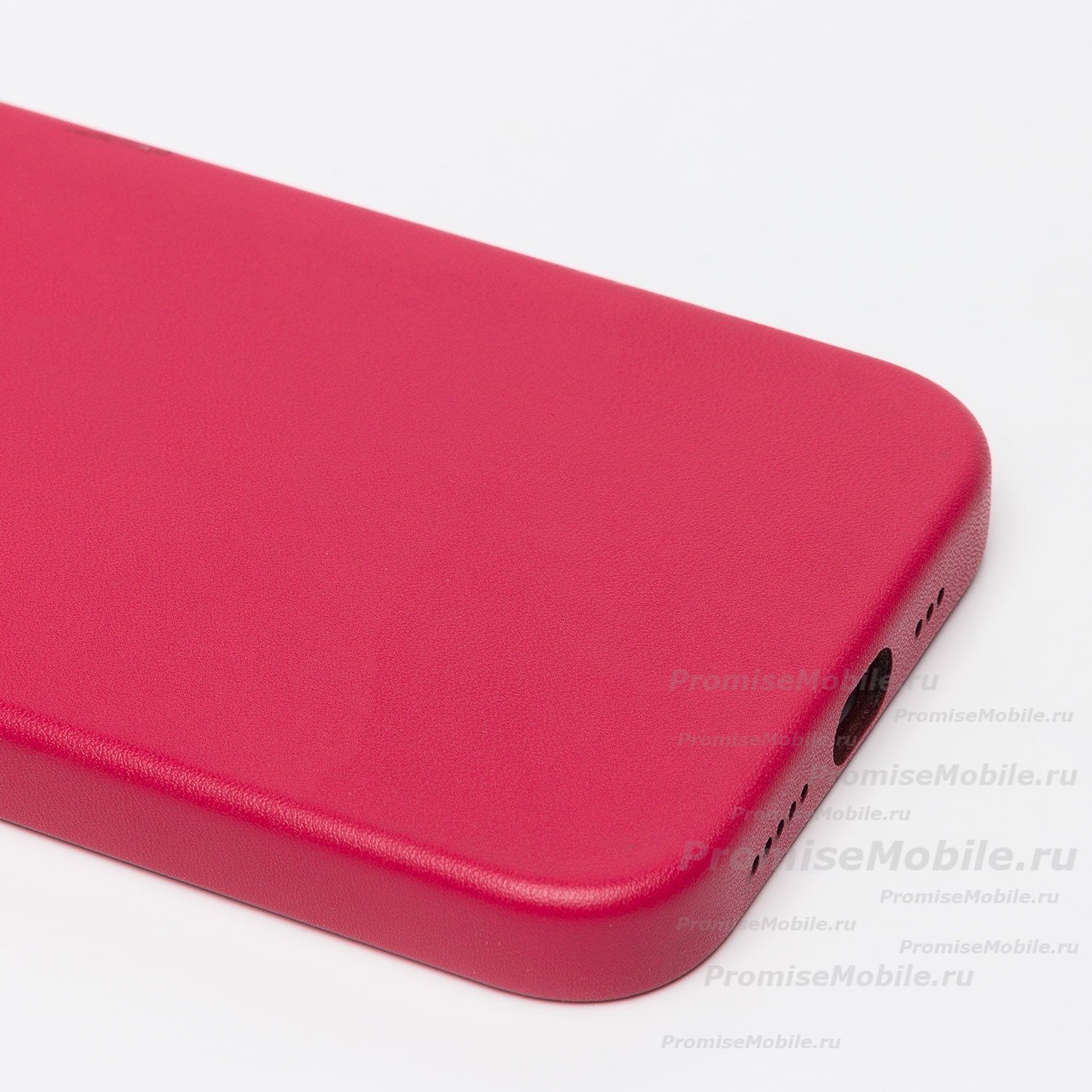 Чехол для Apple iPhone 12 Pro экокожа MagSafe <красный> ― 