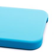 Чехол для Apple iPhone 12 силиконовый Soft Touch <светло-синий> (премиум)