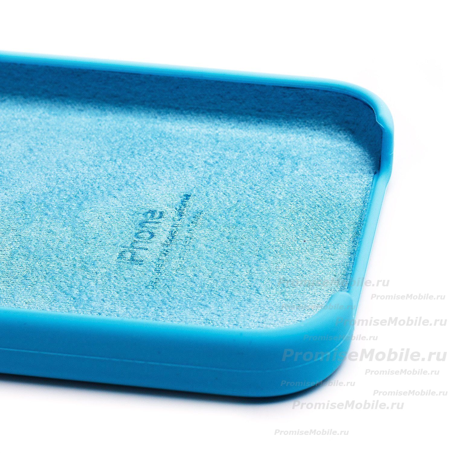 Чехол для Apple iPhone 12 силиконовый Soft Touch <светло-синий> (премиум) ― 