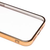 Чехол для Apple iPhone 12 Pro Max пластиковый с закрытой камерой <золотой>