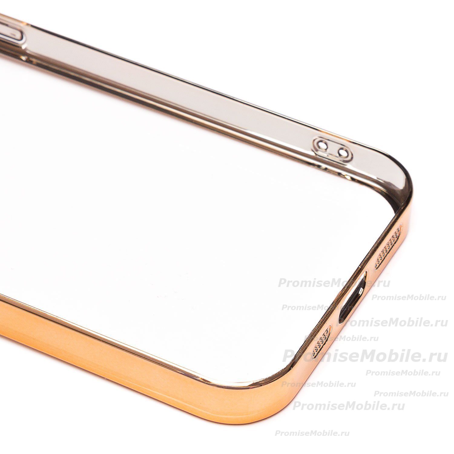 Чехол для Apple iPhone 12 Pro Max пластиковый с закрытой камерой <золотой> ― 