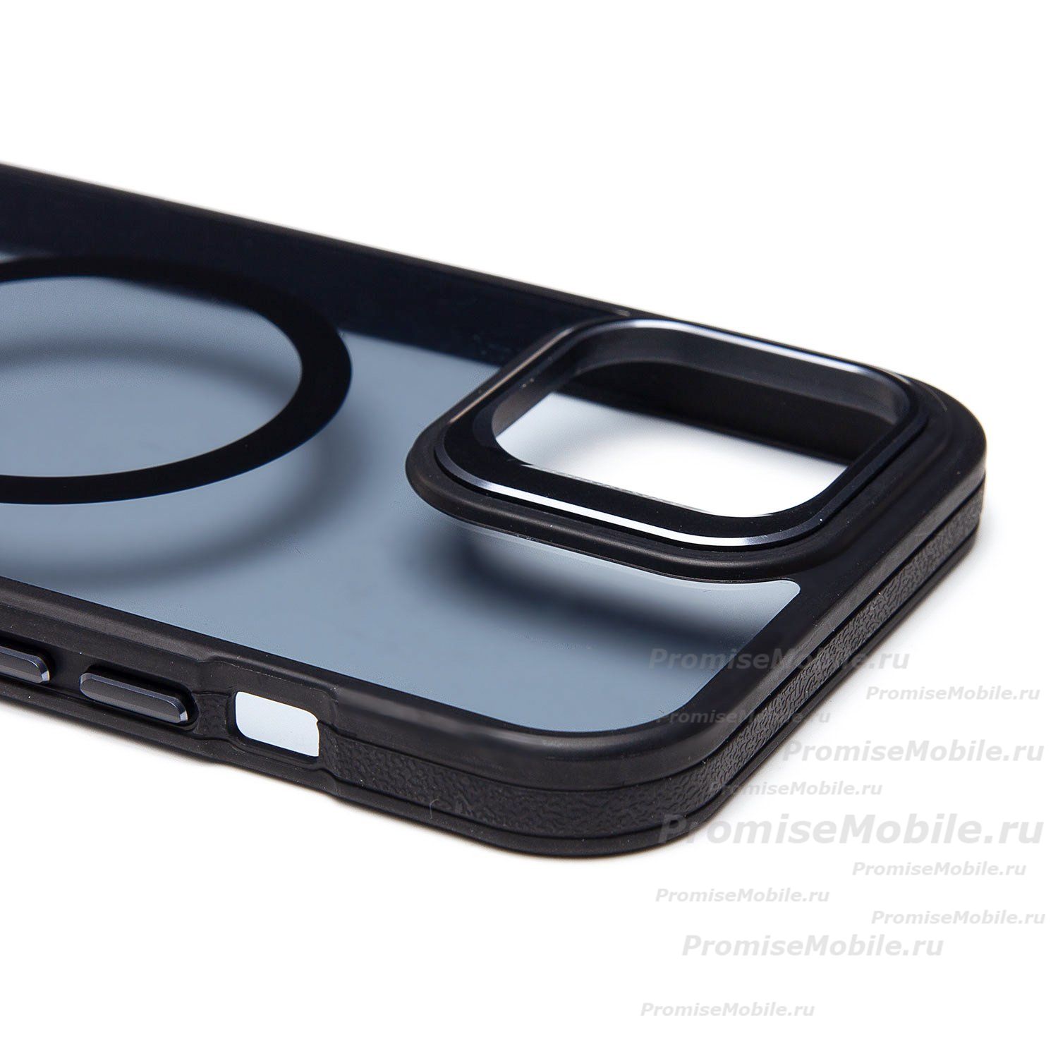 Чехол для Apple iPhone 12 Pro Max силиконовый MagSafe №6 <черный> ― 