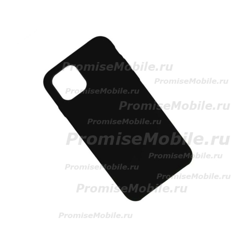 Чехол для Apple iPhone 12 PromiseMobile силиконовый Soft Touch <черный> ― 
