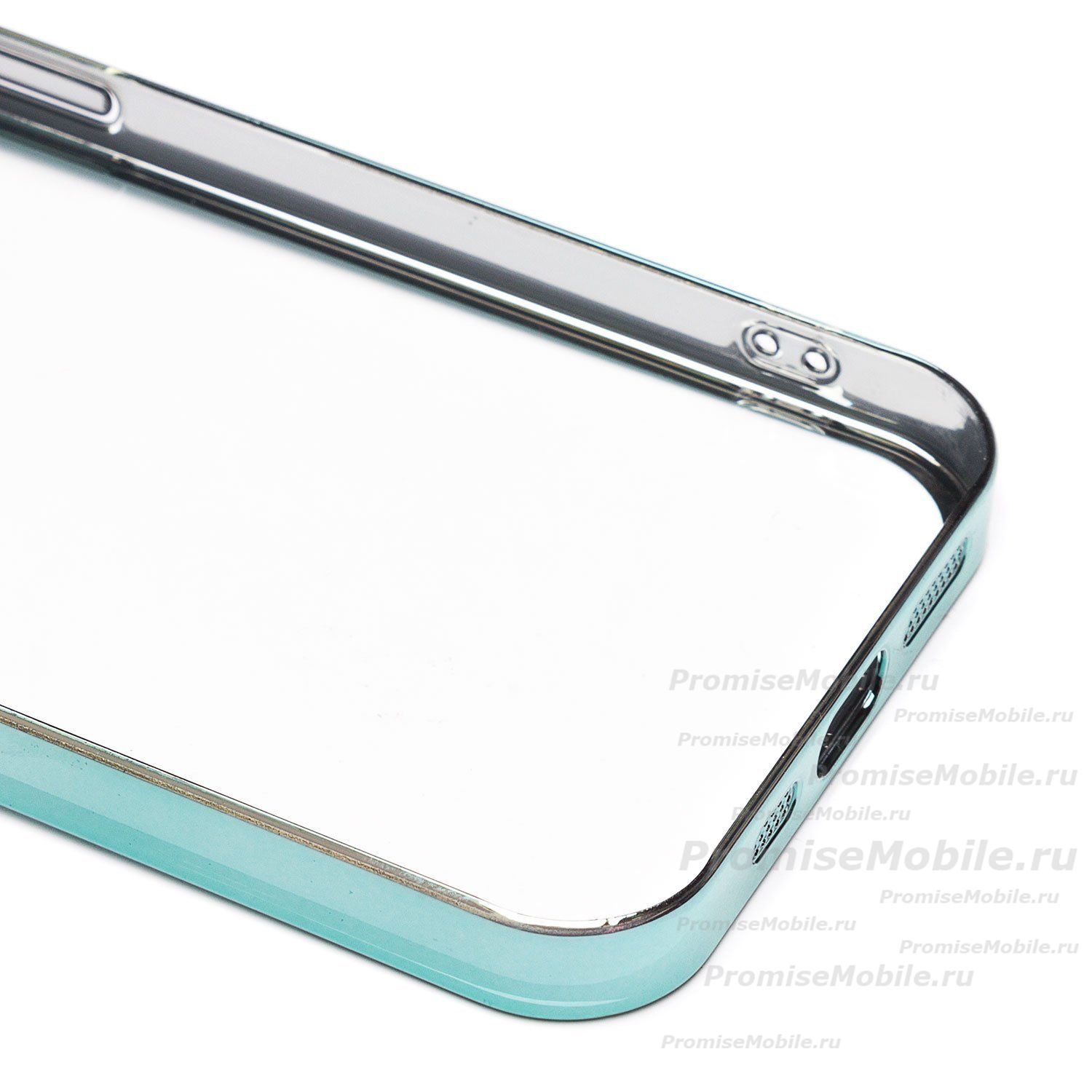 Чехол для Apple iPhone 13 пластиковый с закрытой камерой <зеленый> ― 