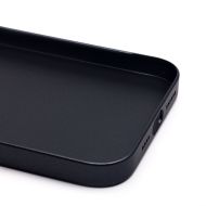 Чехол для Apple iPhone 13 Pro Max пластиковый рифленый <черный>