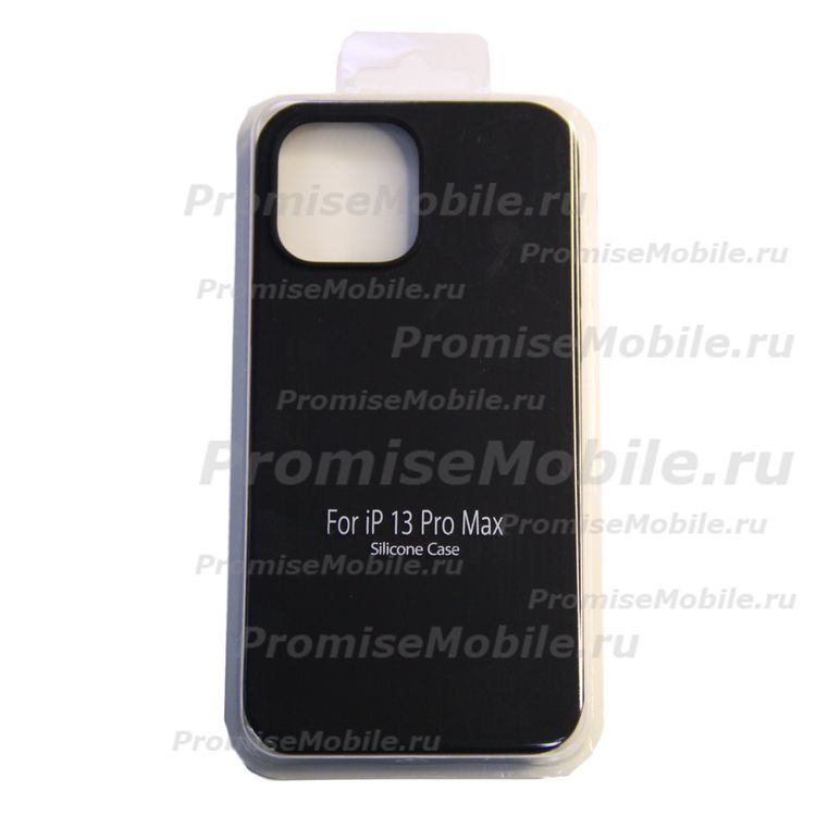 Чехол для Apple iPhone 13 Pro Max PromiseMobile силиконовый Soft Touch <черный> ― 