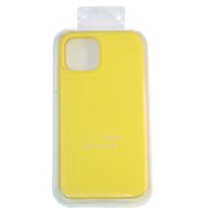 Чехол для Apple iPhone 13 mini силиконовый Soft Touch <желтый> (премиум)