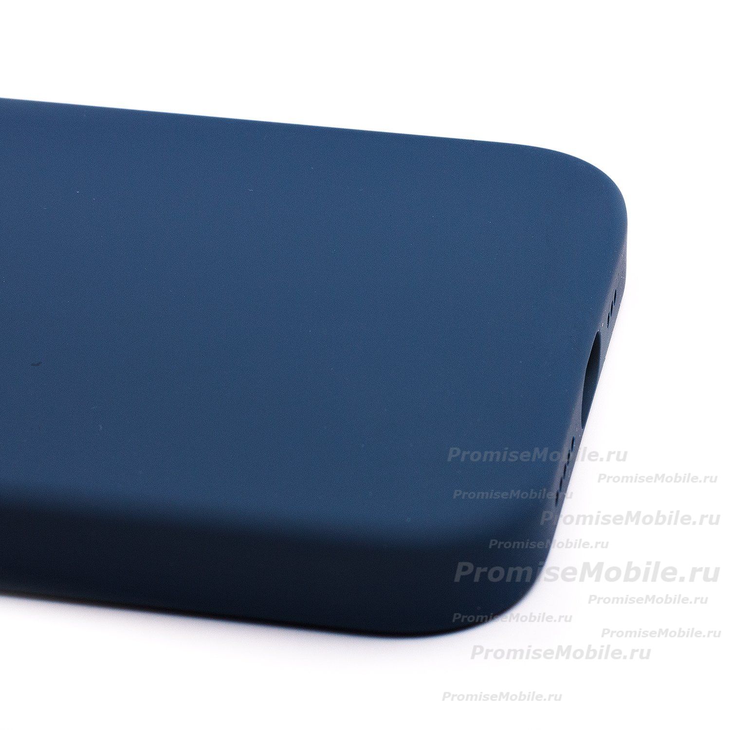 Чехол для Apple iPhone 14 силиконовый MagSafe (анимация работает) <синий> (премиум) ― 