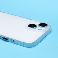 Чехол для Apple iPhone 15 пластиковый Coblue Matte <прозрачно-белый>