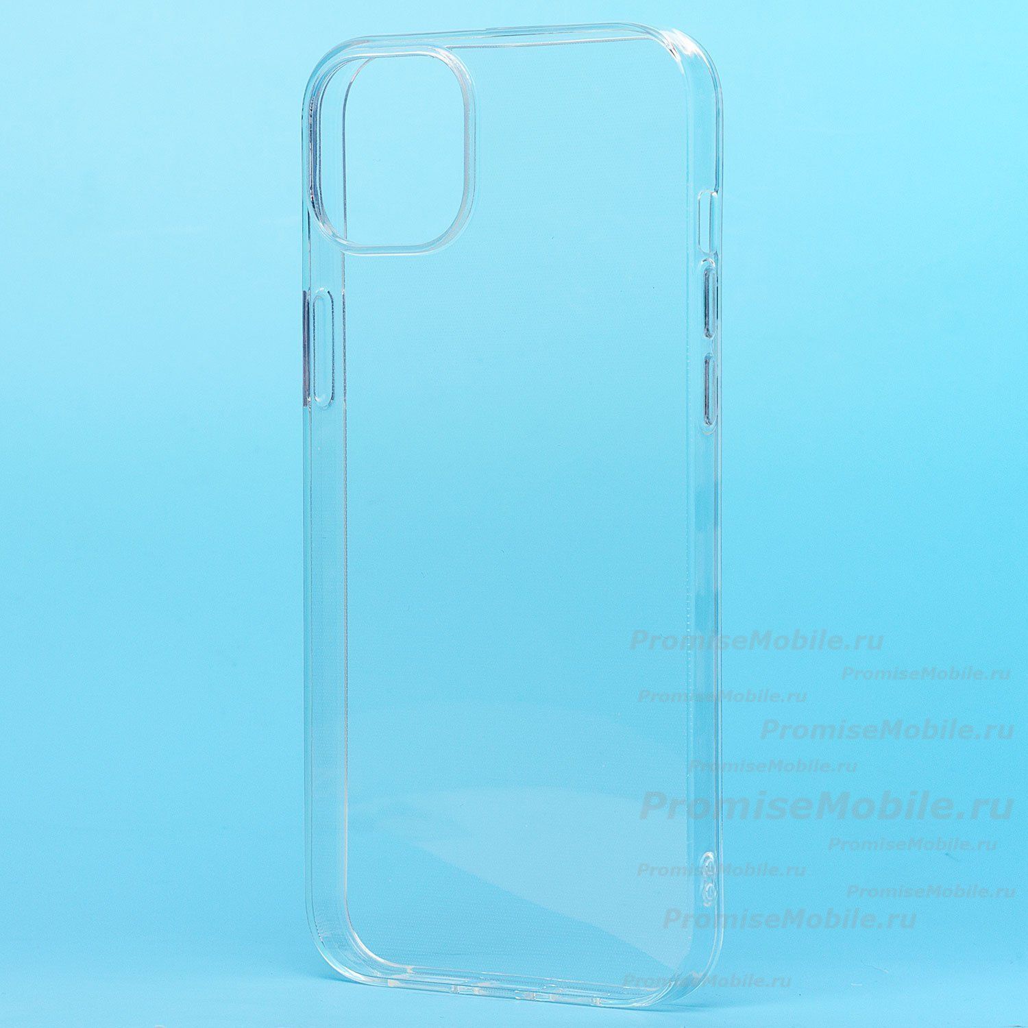 Чехол для Apple iPhone 15 Plus силиконовый (0,9 mm) <прозрачный> ― 