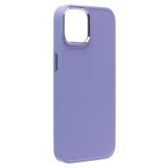 Чехол для Apple iPhone 15 Plus силиконовый матовый №6 <светло-фиолетовый>