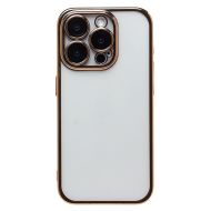 Чехол для Apple iPhone 15 Pro пластиковый с закрытой камерой <желтый>