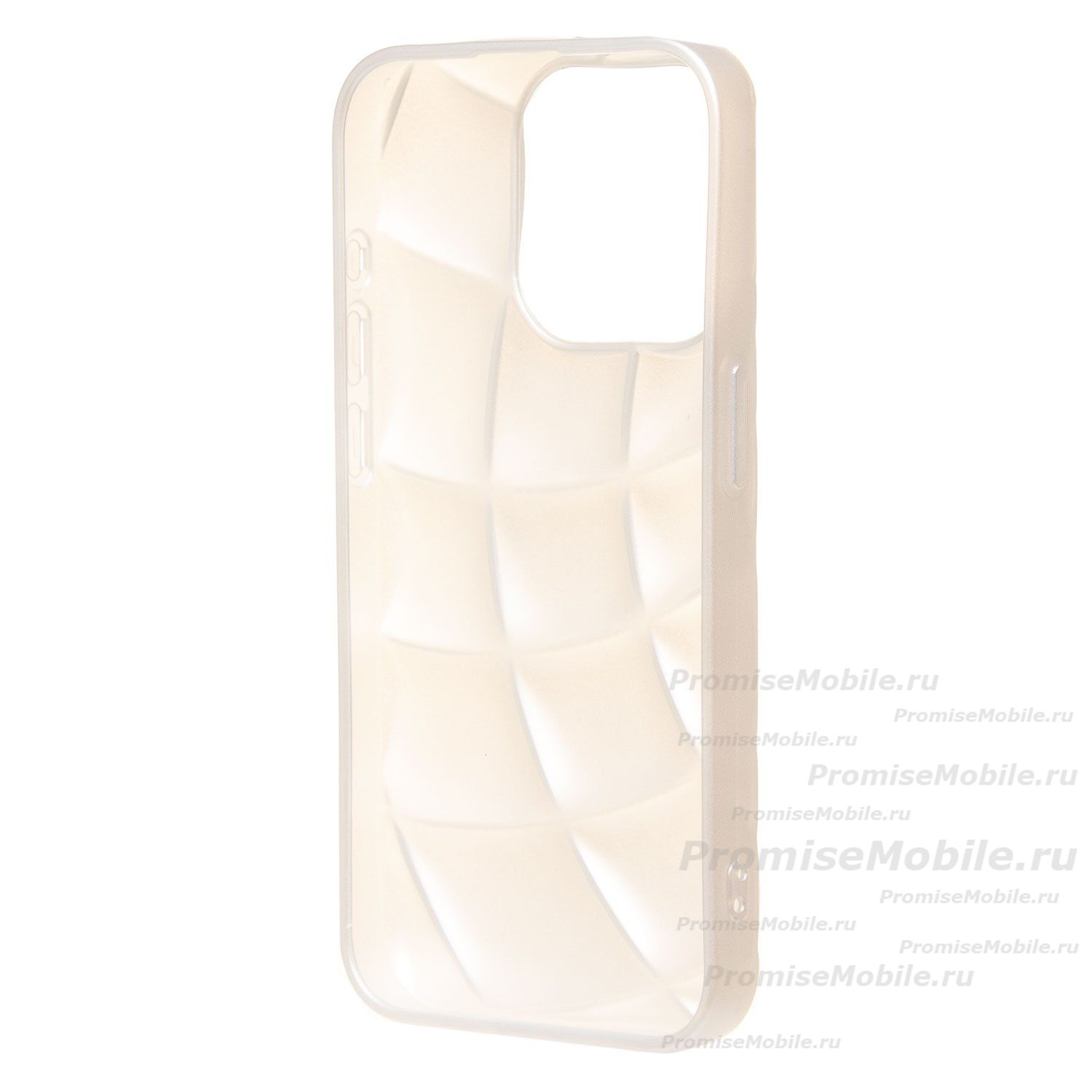 Чехол для Apple iPhone 15 Pro силиконовый серия чешуя <белый> ― 