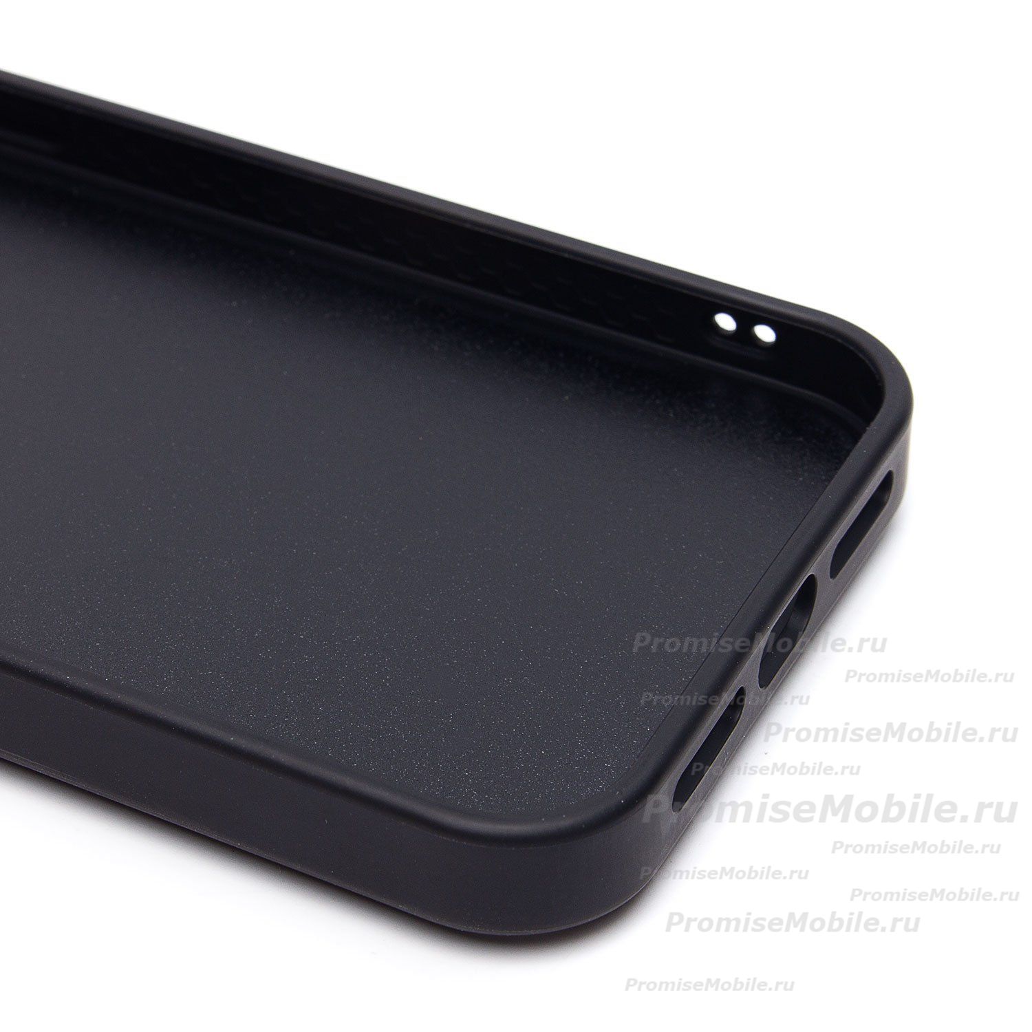 Чехол для Apple iPhone 15 Pro Max пластиковый POSH SHINE капли дождя <черный> ― 