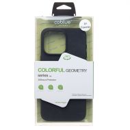 Чехол для Apple iPhone 15 Pro Max силиконовый Coblue Colorful Geometry <черный>