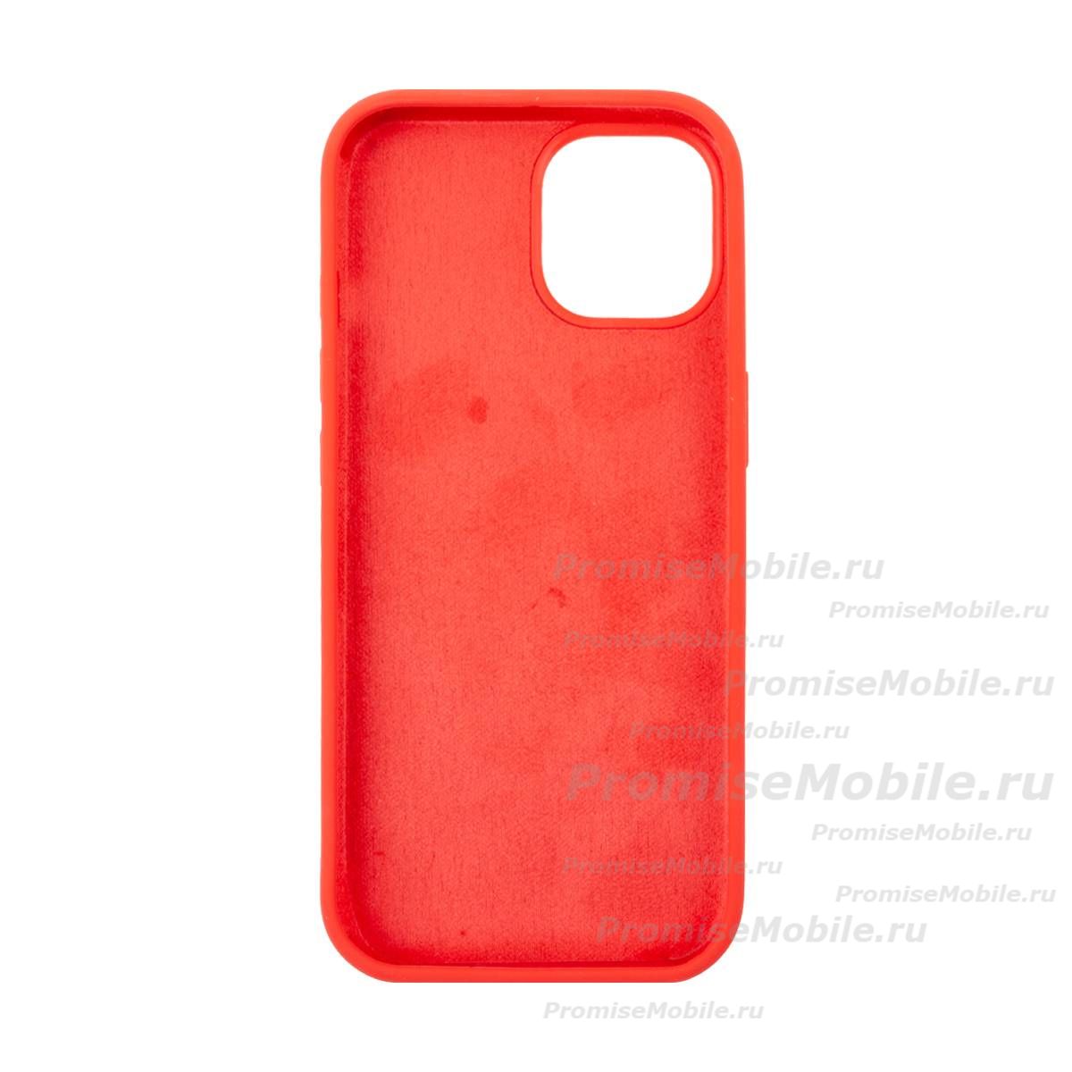 Чехол для Apple iPhone 15 PromiseMobile силиконовый Soft Touch <красный> ― 
